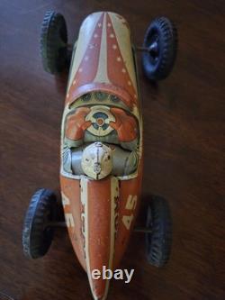 Marusan Atom Race Car Lithographed Japan