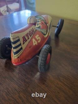 Marusan Atom Race Car Lithographed Japan