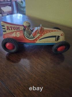 Marusan Atom Race Car Lithographed Japan