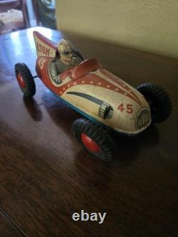 Marusan Atom Race Car Lithographed Japan
