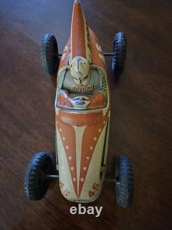 Marusan Atom Race Car Lithographed Japan