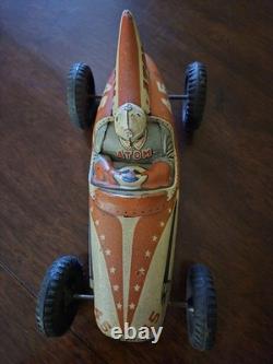 Marusan Atom Race Car Lithographed Japan