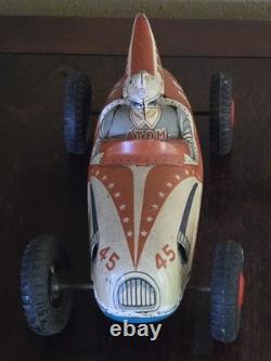 Marusan Atom Race Car Lithographed Japan