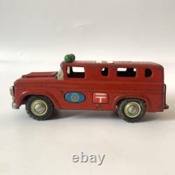 Marusan Vintage Tin Toy Bulldog Toy Series Postal Car Friction Type Showa Retro