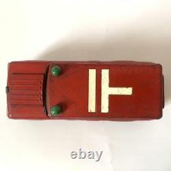 Marusan Vintage Tin Toy Bulldog Toy Series Postal Car Friction Type Showa Retro