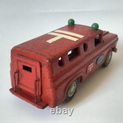 Marusan Vintage Tin Toy Bulldog Toy Series Postal Car Friction Type Showa Retro