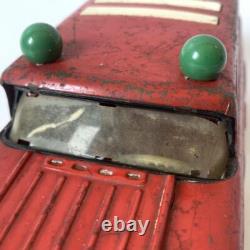 Marusan Vintage Tin Toy Bulldog Toy Series Postal Car Friction Type Showa Retro