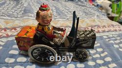 Marx'College Whoopee Car'. 1930's Original Tin Litho Car Works Nice