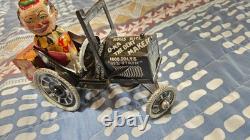 Marx'College Whoopee Car'. 1930's Original Tin Litho Car Works Nice