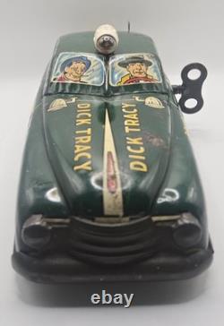 Marx Dick Tracy Squad Car No. 1 tin litho wind-up TAXI CAR 1949 LM52 Vintage