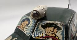Marx Dick Tracy Squad Car No. 1 tin litho wind-up TAXI CAR 1949 LM52 Vintage