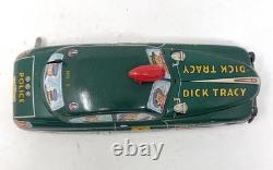 Marx Dick Tracy Squad Car Wind Up Tin Car No. 1 Plat LM 52 NO KEY