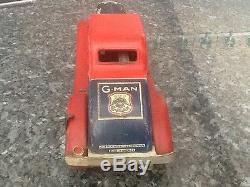 Marx G-men G-man Pursuit Car Antique Toy Car Outstanding Find withKey