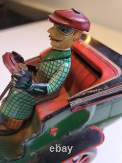 Marx Linemar Tin Wind Up Car WORKS