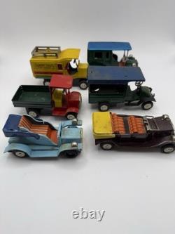 Marx Old Timer Collection Tin Toy Cars Set with Box Japan Vintage 1940s