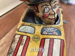 Marx Toys Mccarthy & Snerd Tin Litho Wind Up Toy Car