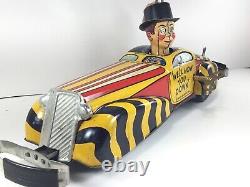 Marx Toys Mccarthy & Snerd Well Mow You Down Tin Litho Wind Up Car Near Mint