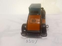 Marx Wind Up Vintage Tin Old Time Car - 1930's Coupe with Driver