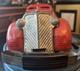 Marx ca. 1930's Red Lithographed Tin Windup Reversible Coupe/Marvel Car WORKS