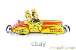 Marx ca. 1935 Tin Lithographed Windup Blondies Jalopy Dagwood & Alexander Car