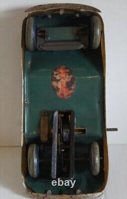 Masudaya AIR-FLOW MONSTER 1910s Made in Japan Vintage armored car celluloid Tin