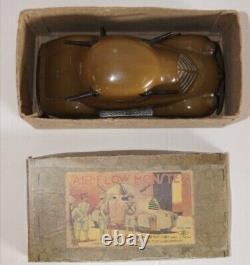 Masudaya AIR-FLOW MONSTER 1910s Made in Japan Vintage armored car celluloid Tin