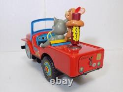 Masudaya Modern Toys Car Tom Jerry Comic Car Friction Working Condition Used