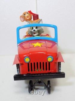 Masudaya Modern Toys Car Tom Jerry Comic Car Friction Working Condition Used