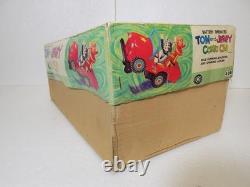 Masudaya Modern Toys Car Tom Jerry Comic Car Friction Working Condition Used