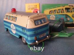 Masudaya Modern Toys Tin Toy Car Volkswagen Bus WithBOX