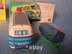 Masudaya Modern Toys Tin Toy Car Volkswagen Bus WithBOX