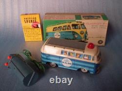 Masudaya Modern Toys Tin Toy Car Volkswagen Bus WithBOX