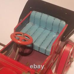 Masudaya Modern Toys Vintage Classic Red Car No. 376799 as is