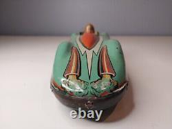 Masudaya Super Sonic Race Car Friction Tin Toy 1950s No 36