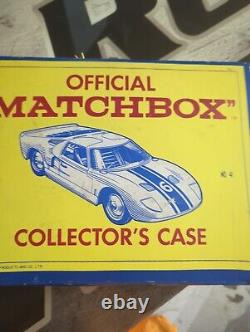 Matchbox Collectible Case With Lot Of 46 Vintage Collectible Lesney Matchbox Cars
