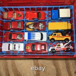 Matchbox Hot Wheels Diecast Car Lot 24 Car Case Vintage Toy Cars REAL Collection