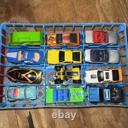 Matchbox Hot Wheels Diecast Car Lot 24 Car Case Vintage Toy Cars REAL Collection