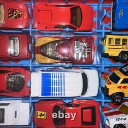 Matchbox Hot Wheels Diecast Car Lot 24 Car Case Vintage Toy Cars REAL Collection