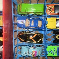 Matchbox Hot Wheels Diecast Car Lot 24 Car Case Vintage Toy Cars REAL Collection