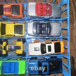 Matchbox Hot Wheels Diecast Car Lot 24 Car Case Vintage Toy Cars REAL Collection