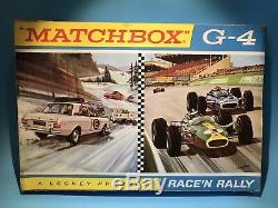 Matchbox Lesney Toys Vintage Gift Set 4 Race & Rally F1 Racing Car Boxed Rare