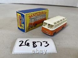 Matchbox Lesney vintage toy car bix Mercedes Coach No. 68, 26B73 bus