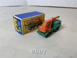 Matchbox Lesney vintage toy car box 8-Wheel Crane No. 30, 47B35