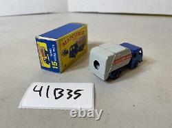 Matchbox Lesney vintage toy car box Dennis Refuse Truck No. 15, 41B35