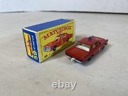 Matchbox Lesney vintage toy car box Fire Cheif Car No. 59, 16B73