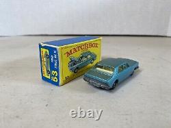 Matchbox Lesney vintage toy car box Ford Zodiac MK IV No. 53, 13B73