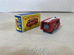 Matchbox Lesney vintage toy car box Land Rover Fire Truck No. 57, 15B73