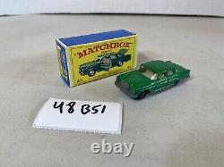 Matchbox Lesney vintage toy car box Mercedes 300 SR Coupe No. 46, 48B51 green