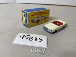 Matchbox Lesney vintage toy car box Mercedes-Benz 230SL No. 27, 45B35