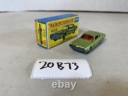 Matchbox Lesney vintage toy car box Mercury Cougar No. 62, 20B73
